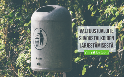 Valtuustoaloite siivoustalkoiden järjestämistä